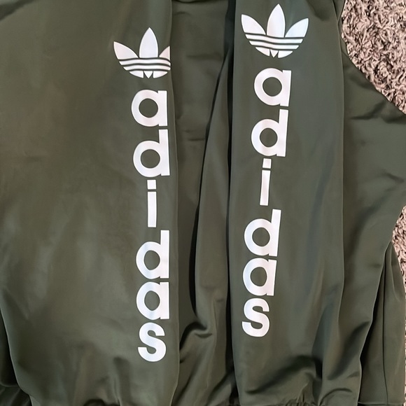 Women’s Olive green Adidas Track Jacket - Picture 7 of 7